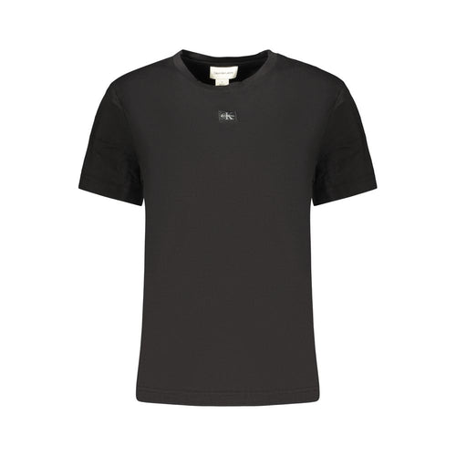 Black Cotton Womens T-Shirt