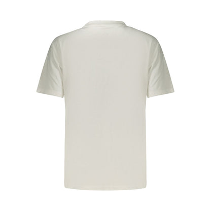 White Cotton Women T-Shirt
