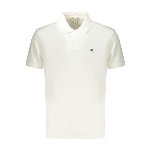 White Cotton Men's Polo Shirt