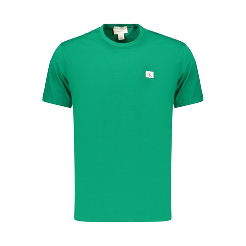 Green Cotton Men's T-Shirt