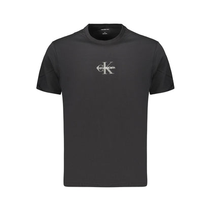 Black Cotton Men's T-Shirt