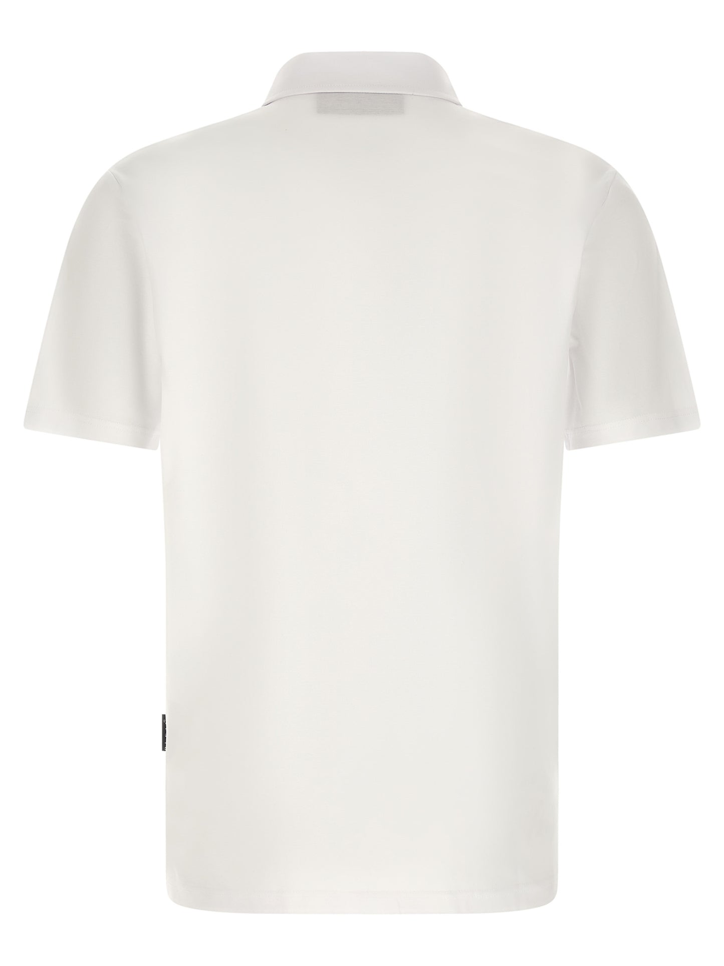 White Cotton Polo Shirt