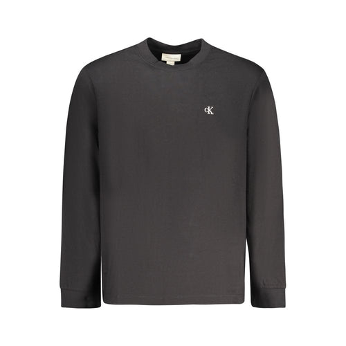Black Cotton Men T-Shirt